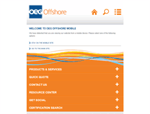 Tablet Screenshot of oegoffshore.com
